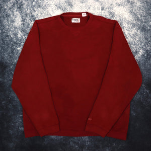 Vintage Burgundy Izod Perform X Blank Sweatshirt | Large