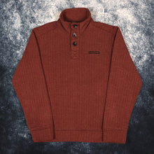 Load image into Gallery viewer, Vintage Burgundy Regatta Buttoned Neck Sweatshirt | Small

