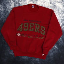 Load image into Gallery viewer, Vintage Burgundy San Francisco 49ers Sweatshirt | Small

