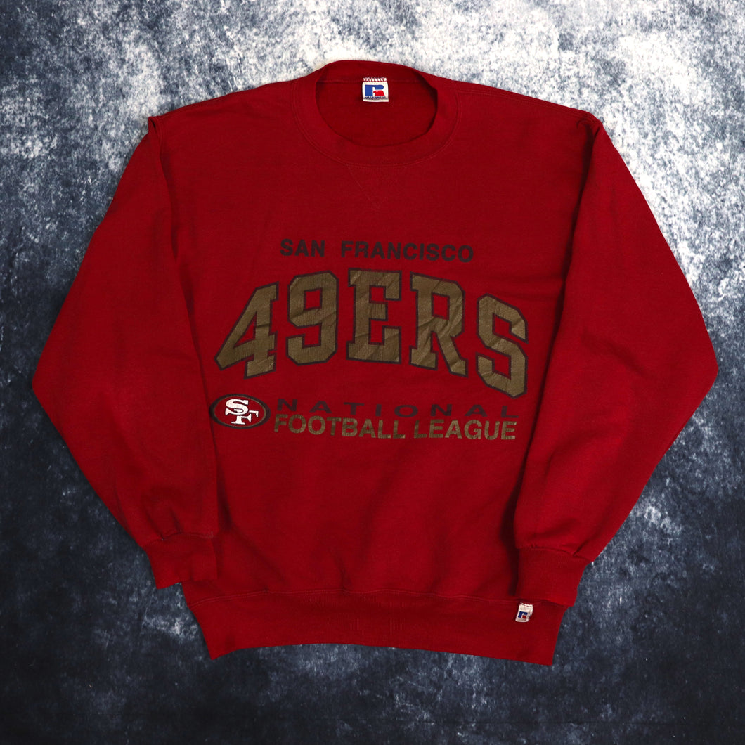 Vintage Burgundy San Francisco 49ers Sweatshirt | Small