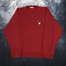 Load image into Gallery viewer, Vintage Burgundy Tasmanian Devil Sweatshirt | XL
