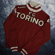 Load image into Gallery viewer, Vintage Burgundy &amp; Grey Torino FC Kappa Track Jacket
