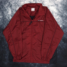 Load image into Gallery viewer, Vintage Burgundy &amp; Navy Reebok Windbreaker Jacket | XXL
