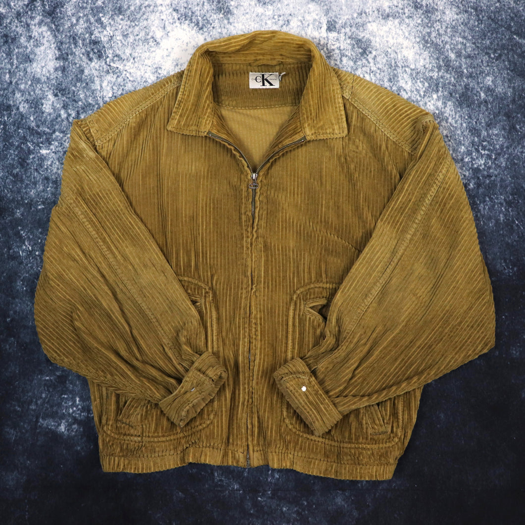 Vintage Camel Calvin Klein Corduroy Jacket | XL