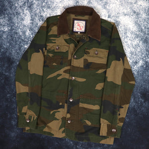 Vintage Camo Army Chore Jacket | Medium