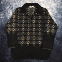 Load image into Gallery viewer, Vintage Checkered 1/4 Zip Sherpa Fleece Sweatshirt | 3XL
