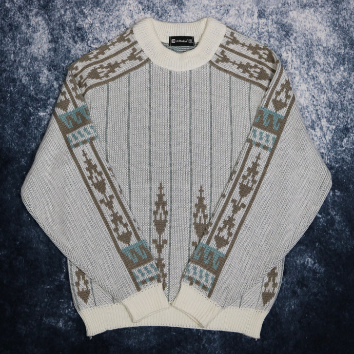 Vintage Cream St Michael Grandad Jumper