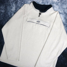 Load image into Gallery viewer, Vintage Cream Lee Cooper High Neck Fleece Sweatshirt
