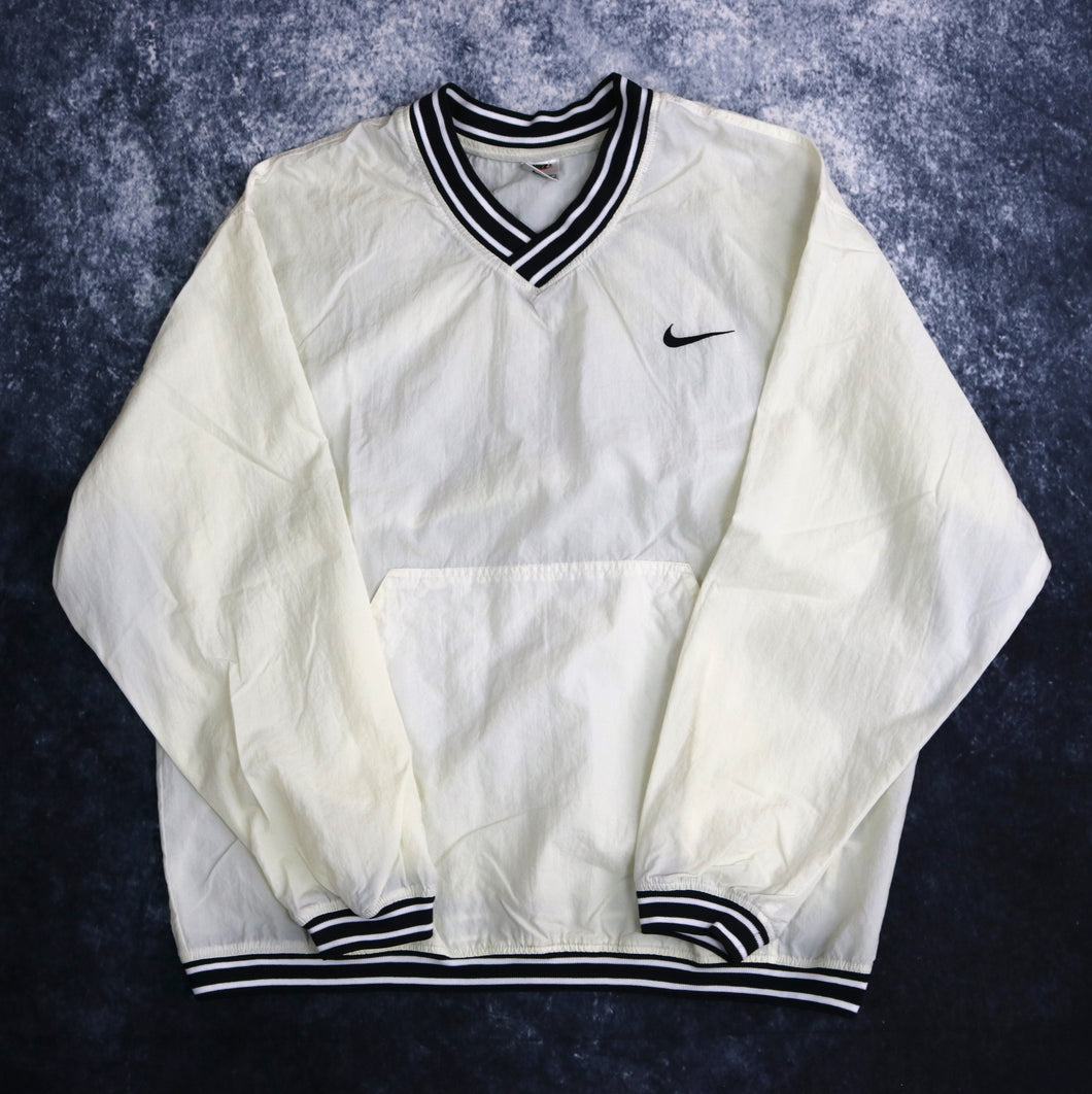 Vintage Cream Nike Windbreaker Sweatshirt