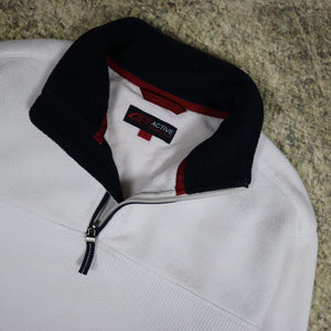Vintage Cream 1/4 Zip Fleece Sweatshirt