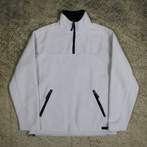 Vintage Cream 1/4 Zip Fleece Sweatshirt