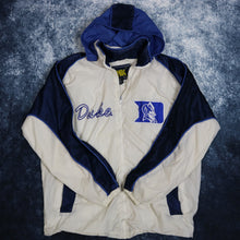Load image into Gallery viewer, Vintage Cream &amp; Navy Duke Blue Devils Windbreaker Jacket
