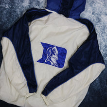 Load image into Gallery viewer, Vintage Cream &amp; Navy Duke Blue Devils Windbreaker Jacket
