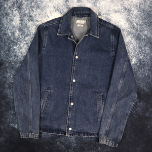 Vintage Dark Blue Denim Jacket | Medium