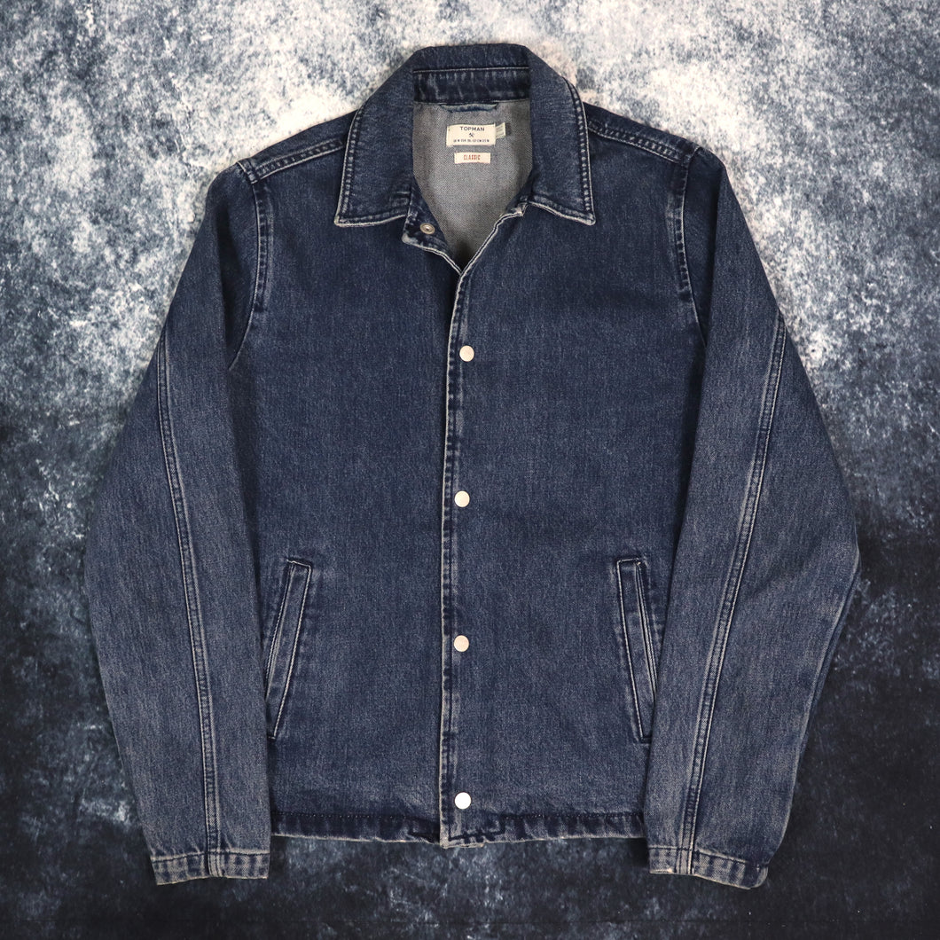 Vintage Dark Blue Denim Jacket | Medium