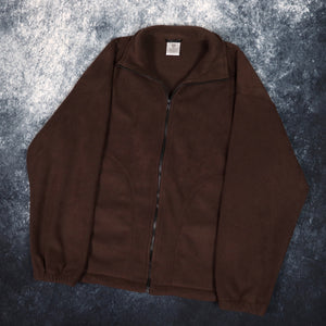 Vintage Dark Brown Leonard Hudson Fleece Jacket | Small