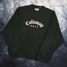 Load image into Gallery viewer, Vintage Dark Forest Green Callaway Golf Sweatshirt | XL
