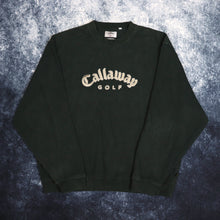 Load image into Gallery viewer, Vintage Dark Forest Green Callaway Golf Sweatshirt | XL
