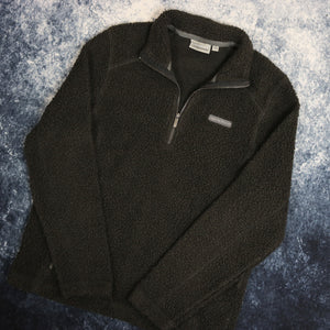 Vintage Dark Grey Craghoppers 1/4 Zip Sherpa Fleece Sweatshirt