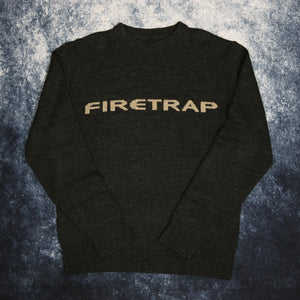 Vintage Dark Grey Firetrap Jumper