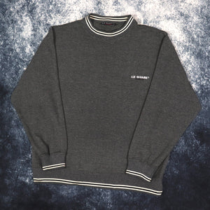 Vintage Dark Grey Le Shark Sweatshirt | Medium