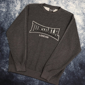 Vintage Dark Grey Lonsdale Sweatshirt | Medium
