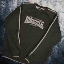 Load image into Gallery viewer, Vintage Dark Grey Lonsdale Sweatshirt
