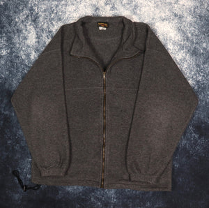 Vintage Dark Grey Marshlands Canada Fleece Jacket | Large