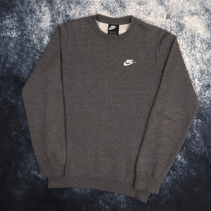 Vintage Dark Grey Nike Sweatshirt | XS