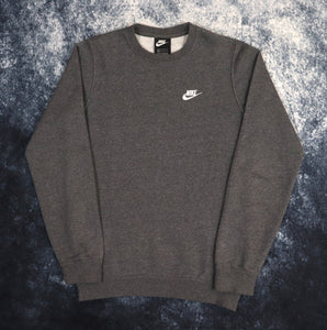 Vintage Dark Grey Nike Sweatshirt | XS