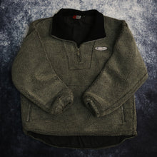 Load image into Gallery viewer, Vintage Dark Grey  Gelert 1/4 Zip Sherpa Fleece Sweatshirt
