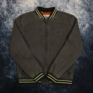 Vintage Dark Grey Quiksilver Bomber Jacket