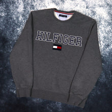 Load image into Gallery viewer, Vintage Dark Grey Tommy Hilfiger Sweatshirt | Medium
