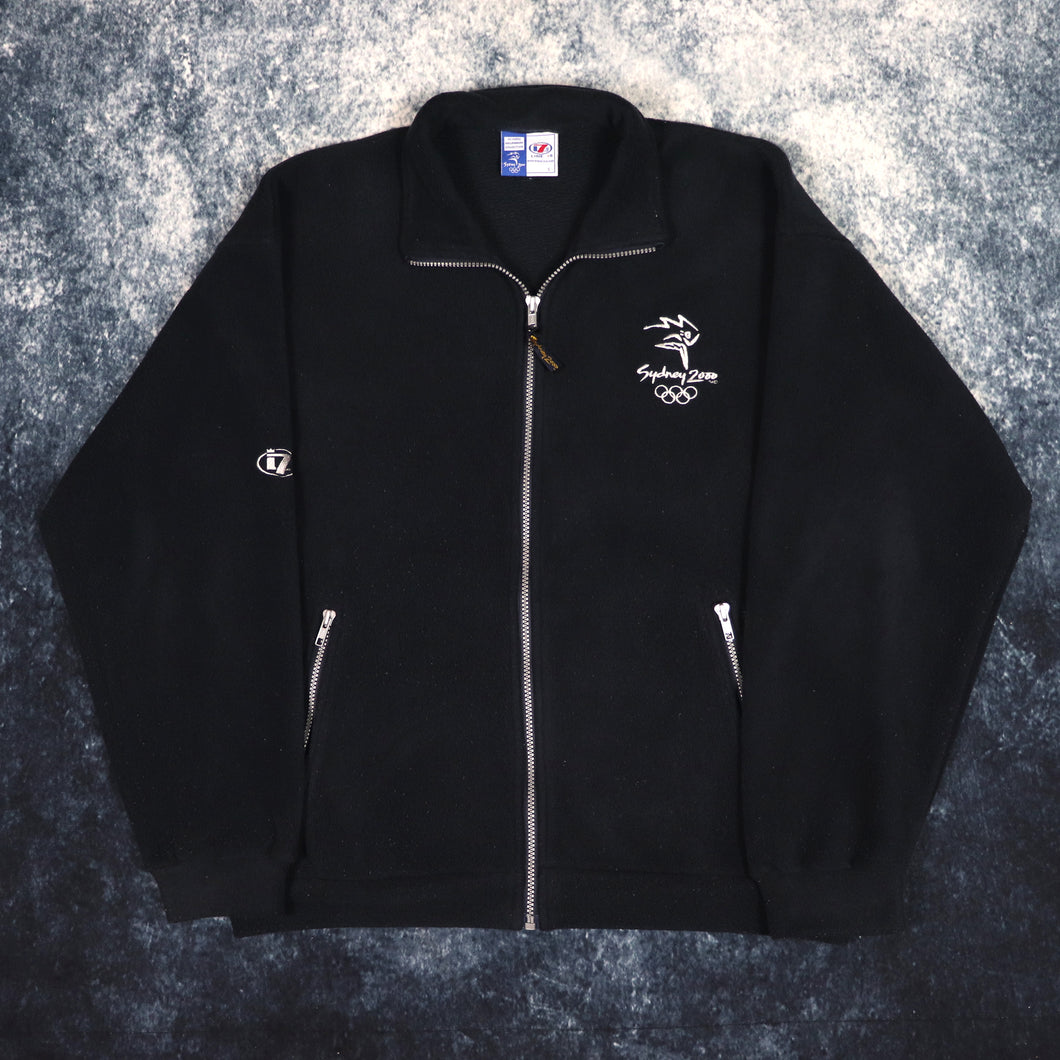 Vintage Dark Navy Sydney 2000 Olympics Fleece Jacket | Small