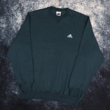 Load image into Gallery viewer, Vintage Dark Teal Adidas Sweatshirt | XL
