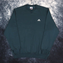 Load image into Gallery viewer, Vintage Dark Teal Adidas Sweatshirt | XL
