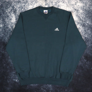 Vintage Dark Teal Adidas Sweatshirt | XL