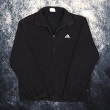Load image into Gallery viewer, Vintage Faded Black Adidas Fleece Jacket | Small
