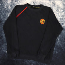 Load image into Gallery viewer, Vintage Faded Black Manchester United Sweatshirt | Small
