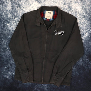 Vintage Faded Black Vans Work Jacket | Small