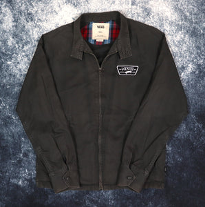 Vintage Faded Black Vans Work Jacket | Small