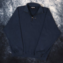 Load image into Gallery viewer, Vintage Faded Navy 1/4 Zip Sweatshirt | 4XL
