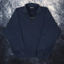 Load image into Gallery viewer, Vintage Faded Navy 1/4 Zip Sweatshirt | 4XL
