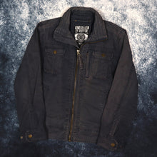 Load image into Gallery viewer, Vintage Faded Navy Worker Jacket | Small
