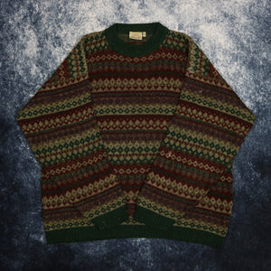 Vintage Fair Isle Grandad Jumper