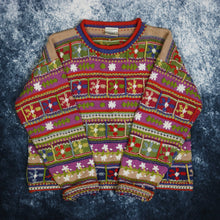 Load image into Gallery viewer, Vintage Floral Knitted Jumper
