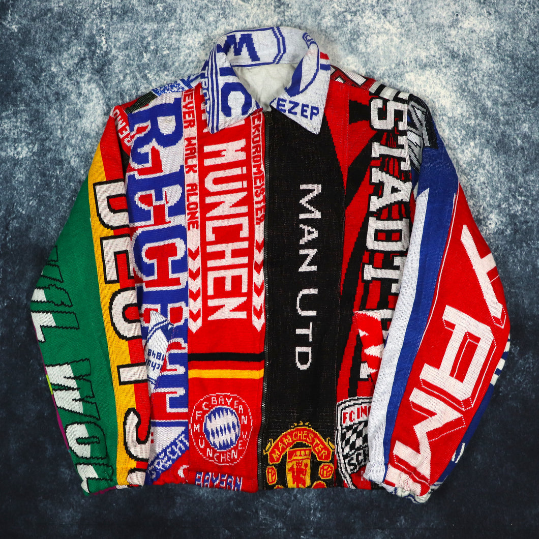 Vintage Football Scarf Jacket | XL