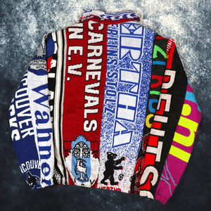 Vintage Football Scarf Jacket | XL