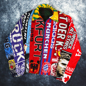 Vintage Football Scarf Jacket | XL