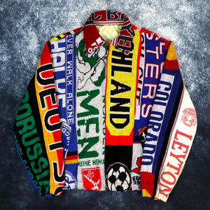 Vintage Football Scarf Jacket | XL